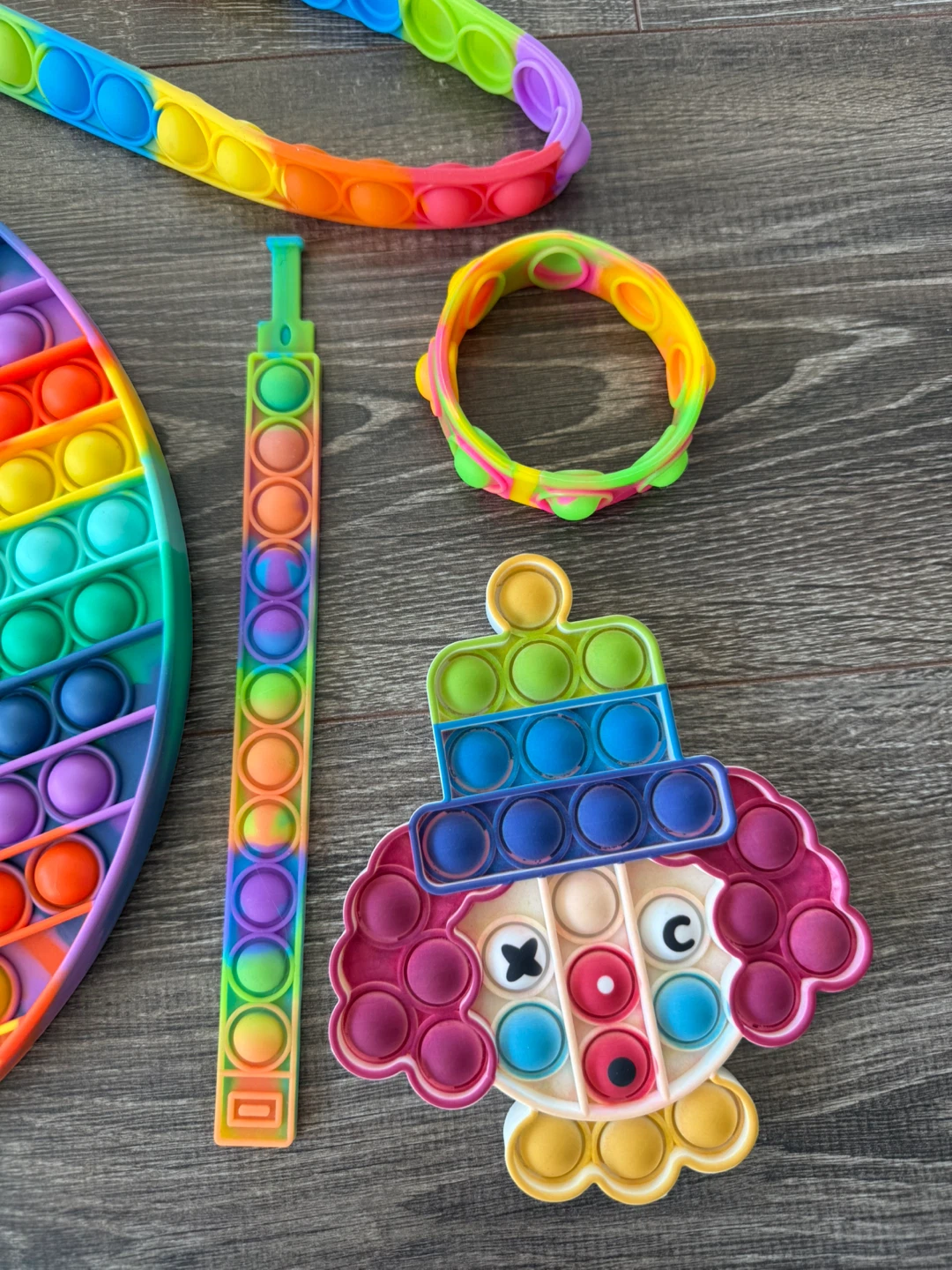 Rainbow Pop-It Fidget Toy Set - photo 2