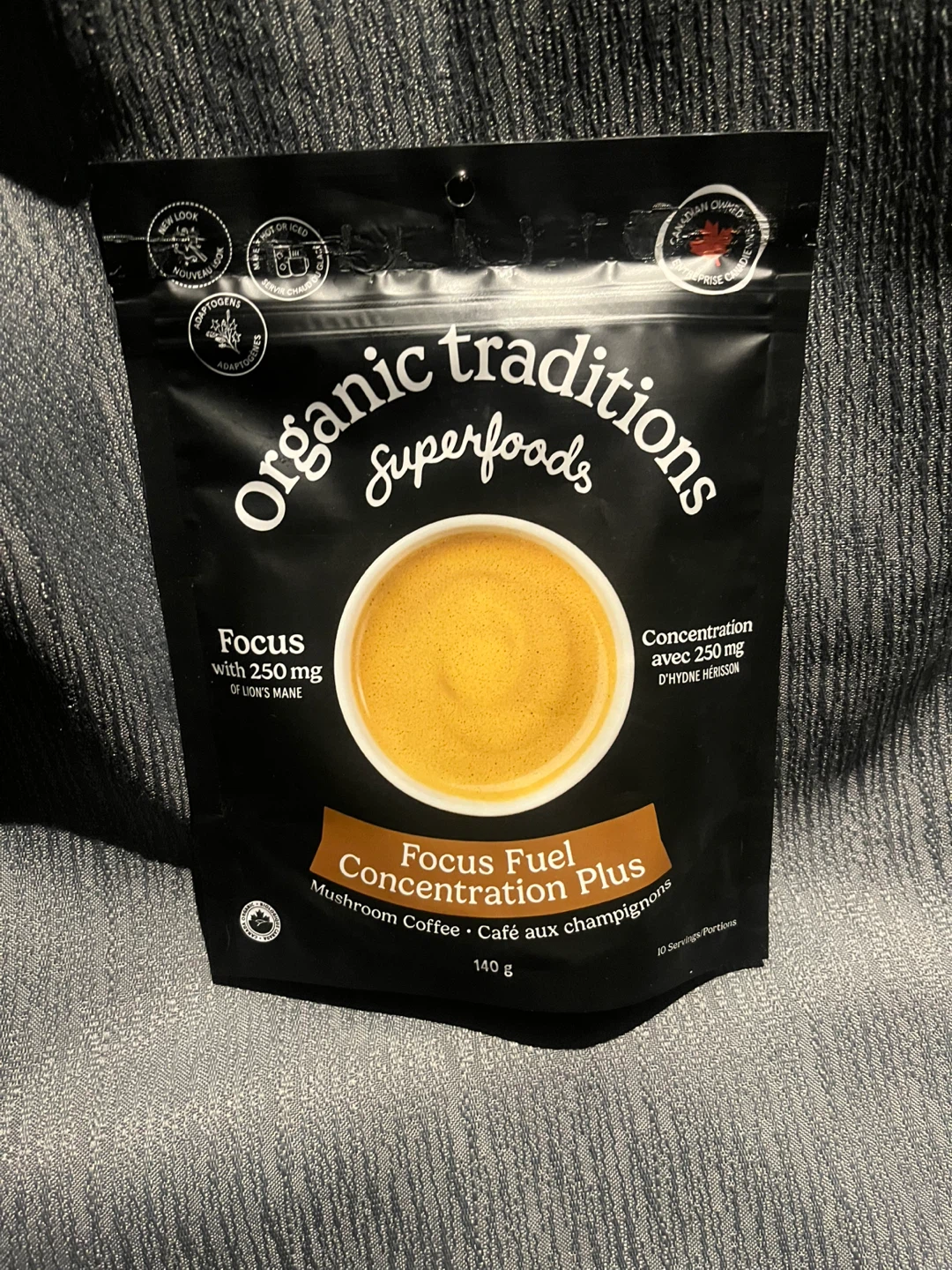 Organic Traditions Focus Fuel Mushroom Coffee Mix
