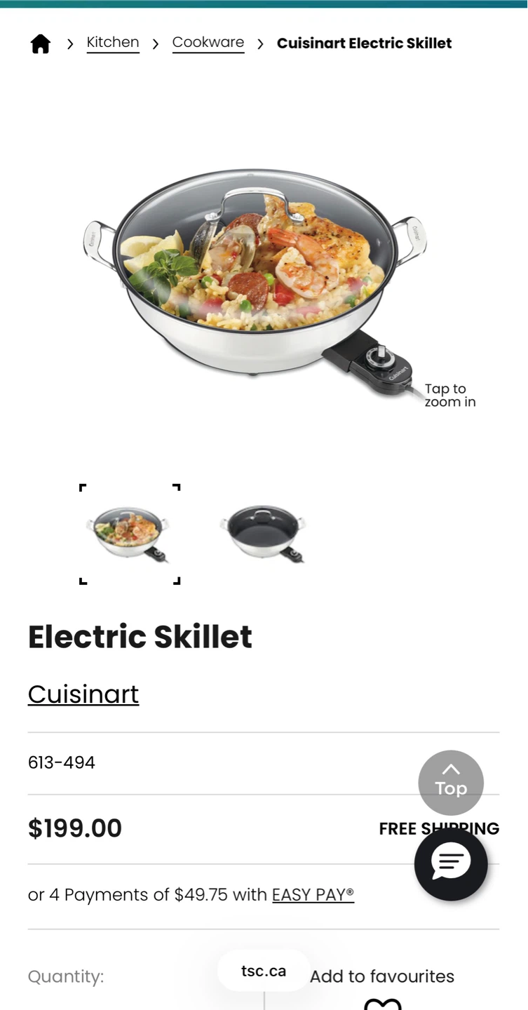 Cuisinart Electric Skillet 14-inch - photo 3