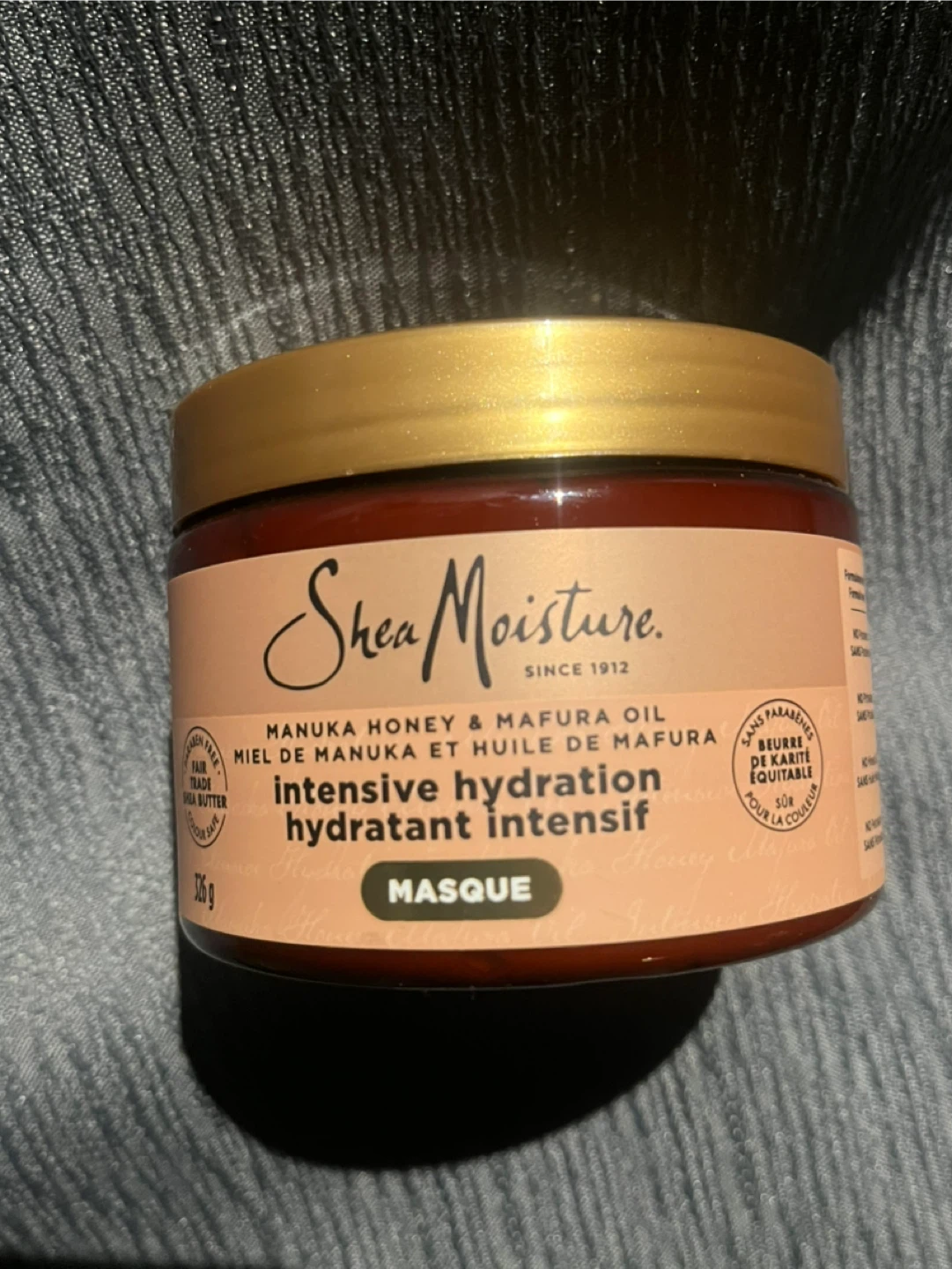 Shea Moisture Manuka Honey  Oil  Hydration Hair Masque 326g