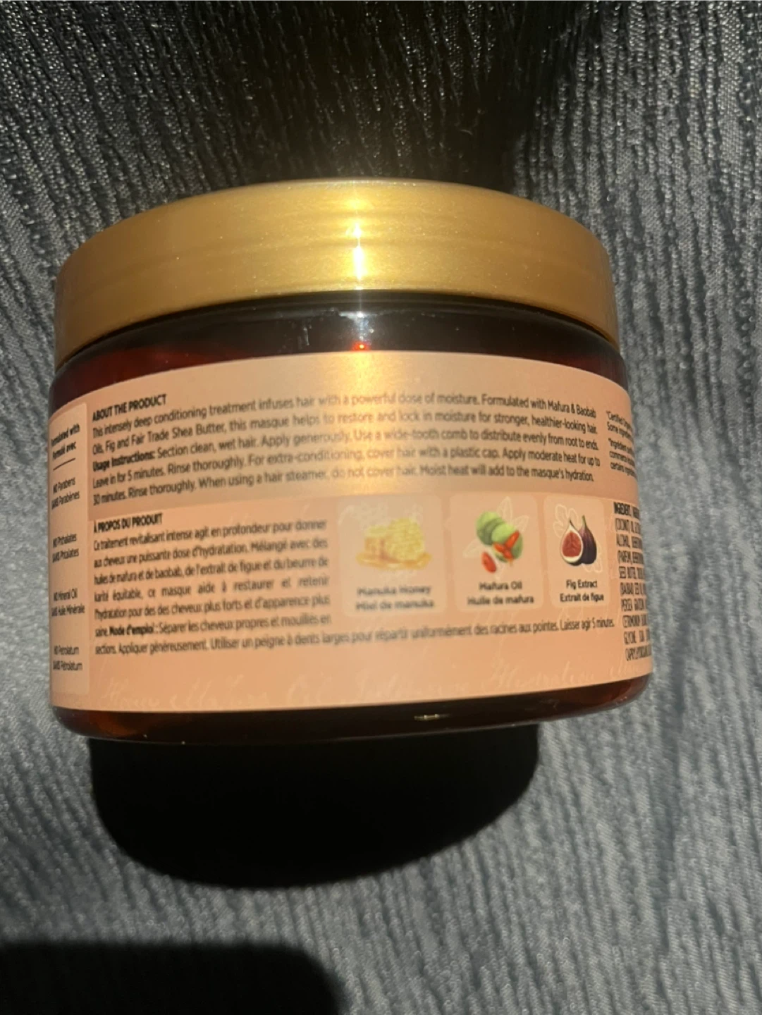 Shea Moisture Manuka Honey  Oil  Hydration Hair Masque 326g - photo 2