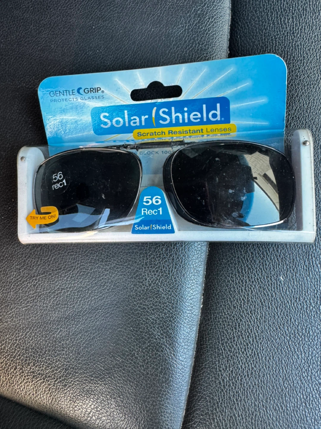 Solar Shield Clip-On Sunglasses - Size 56