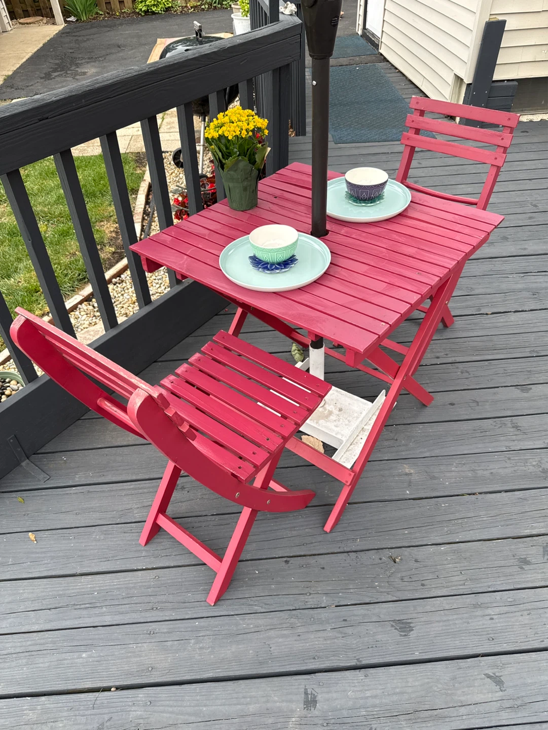 Red Bistro Set - photo 4