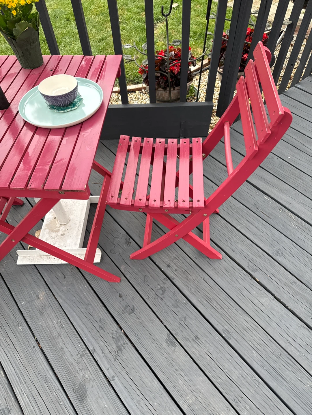 Red Bistro Set - photo 2