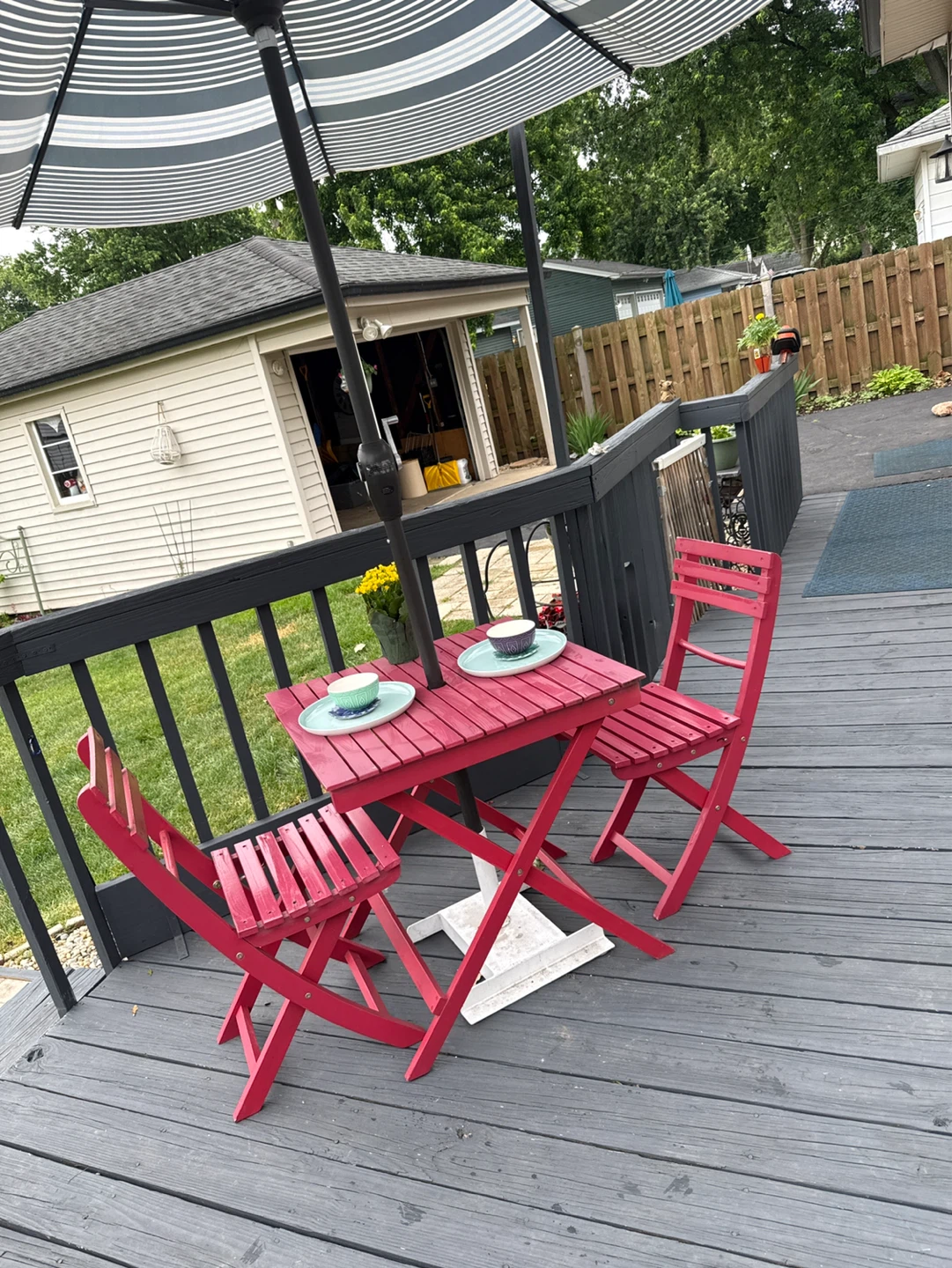 Red Bistro Set - photo 5