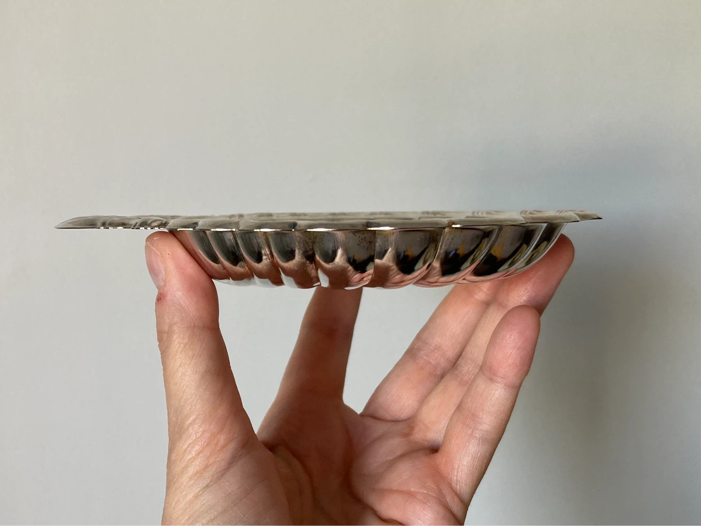 Vintage silver plated shell dish - photo 3