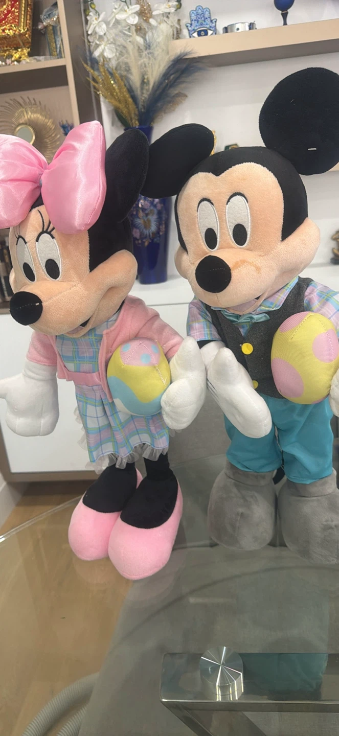 Plush Dolls – Large Stuffed Toys (Set of 2)