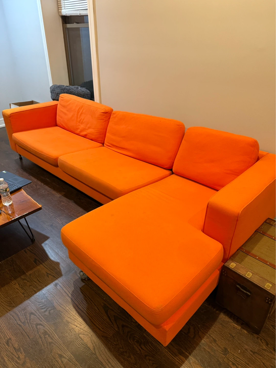 Comfy Orange Couch