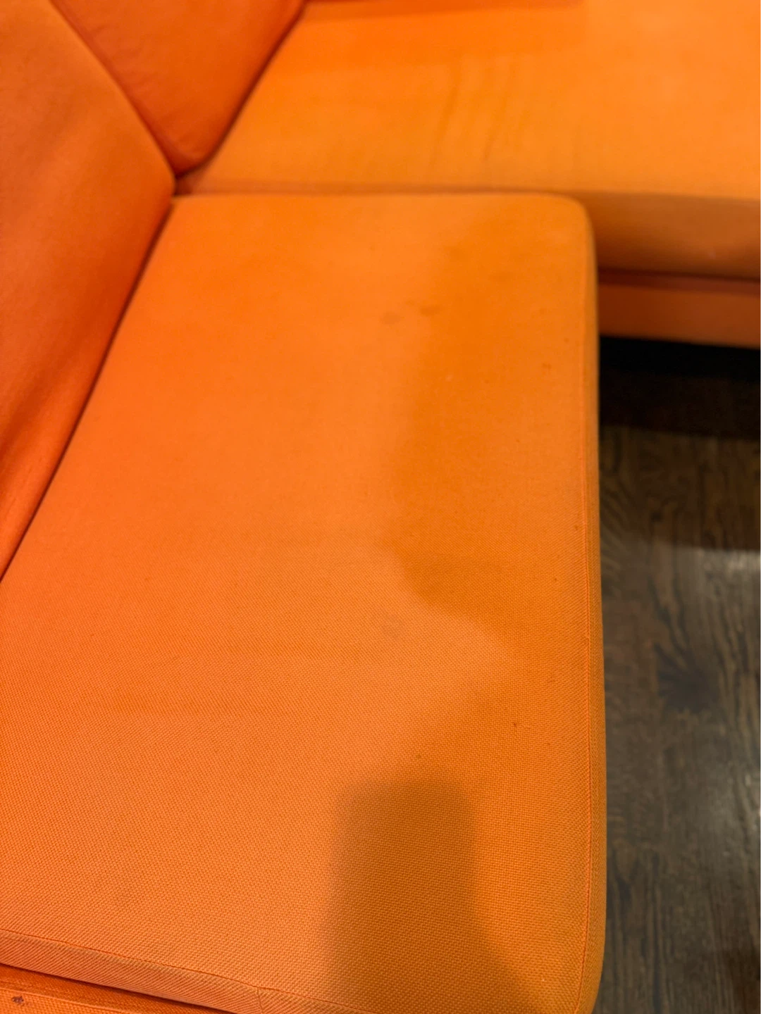 Comfy Orange Couch - photo 3
