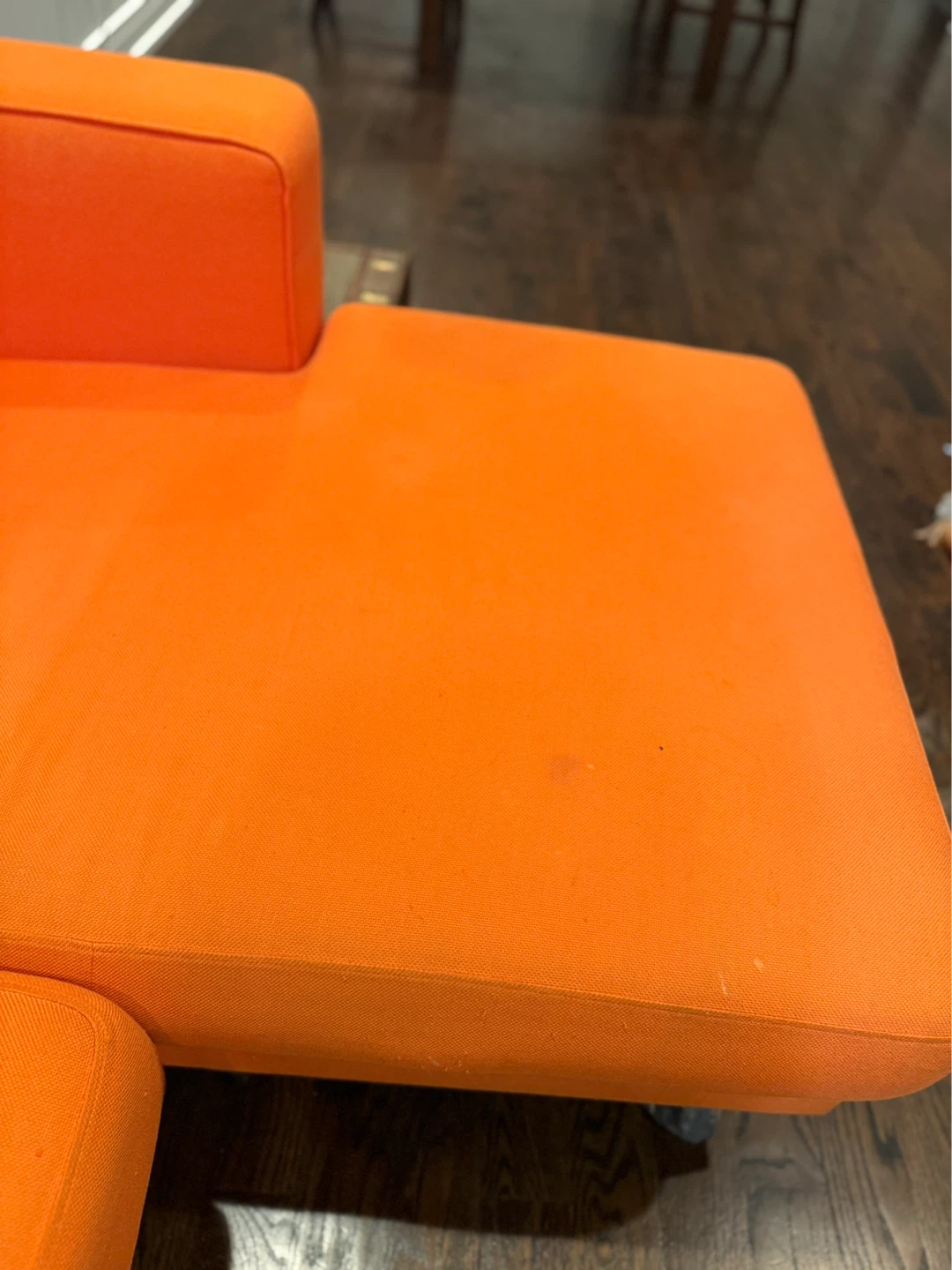 Comfy Orange Couch - photo 4