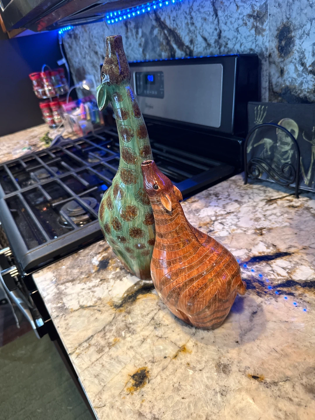 Ceramic Giraffe Figurines - photo 4