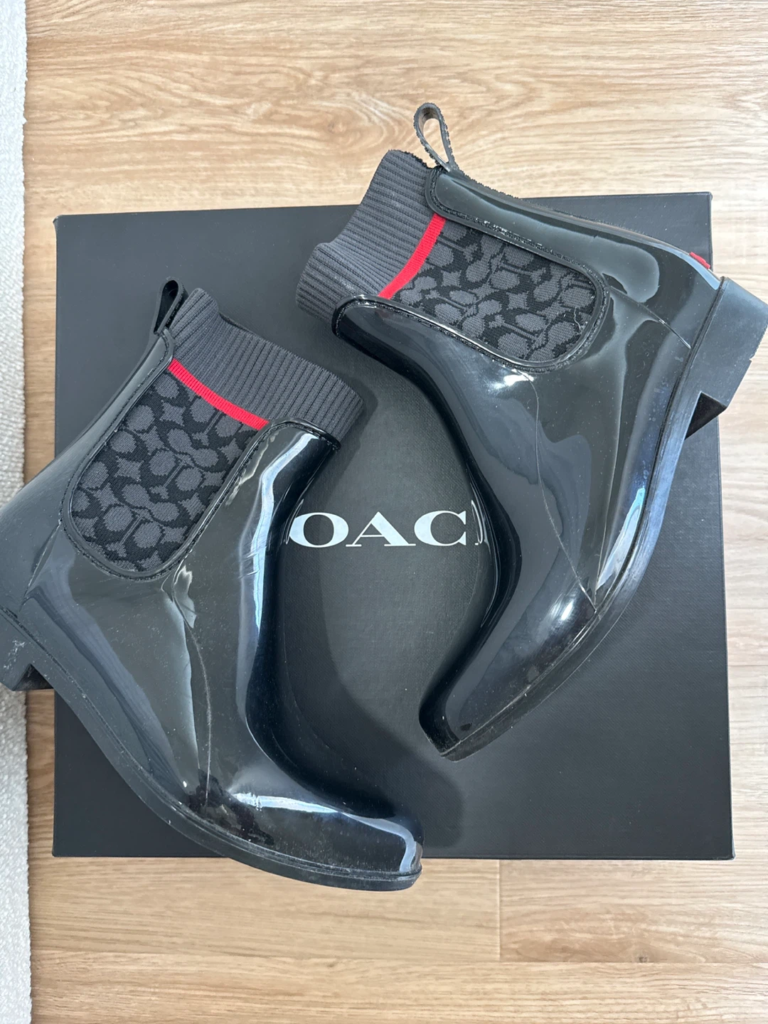 Coach Rubber Rainbootie - Black - photo 2