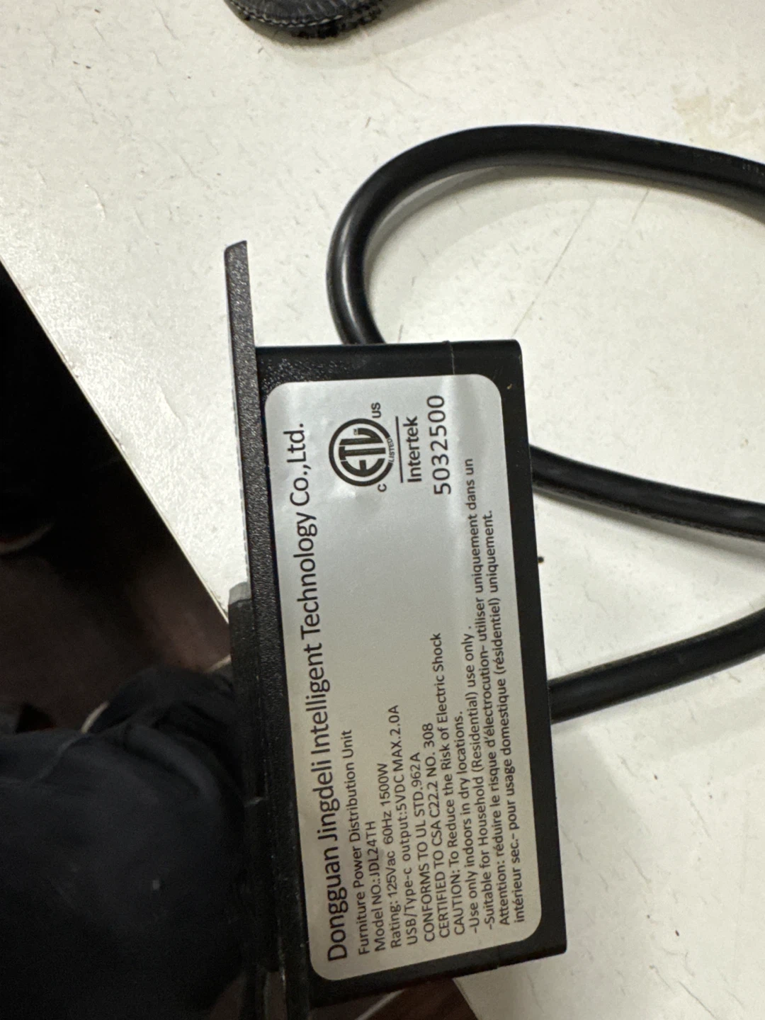 Power Strip with USB-C and USB-A - photo 3
