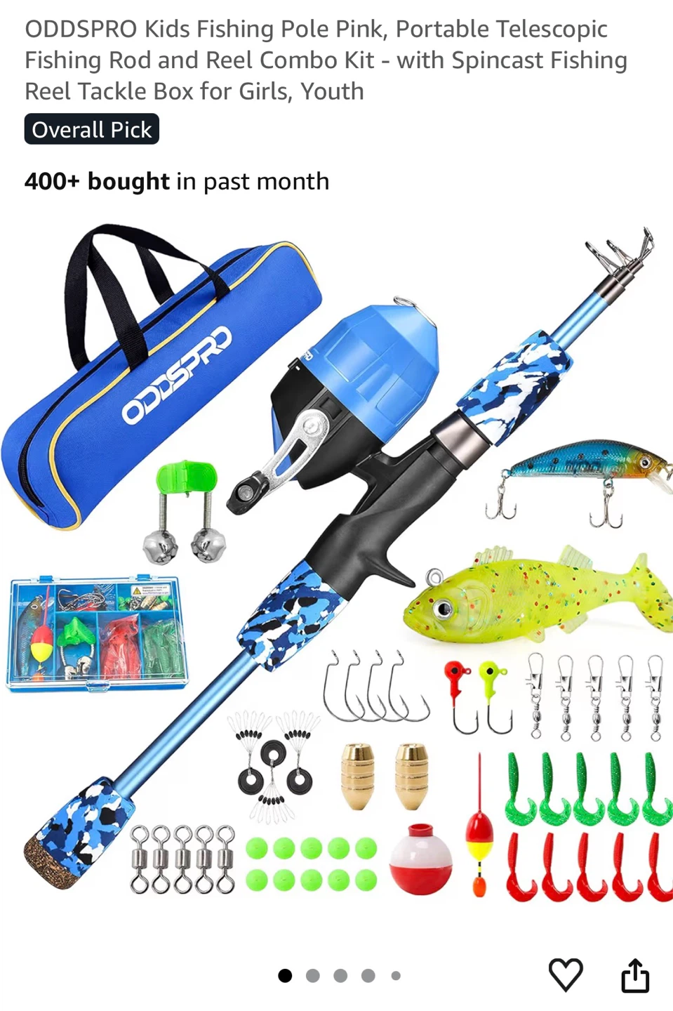 Kids Fishing Rod and Reel Combo Kit - photo 2