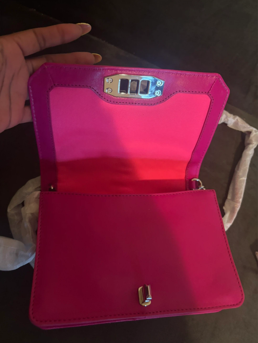 Rebecca Minkoff Pink Quilted Leather Shoulder Bag - photo 4