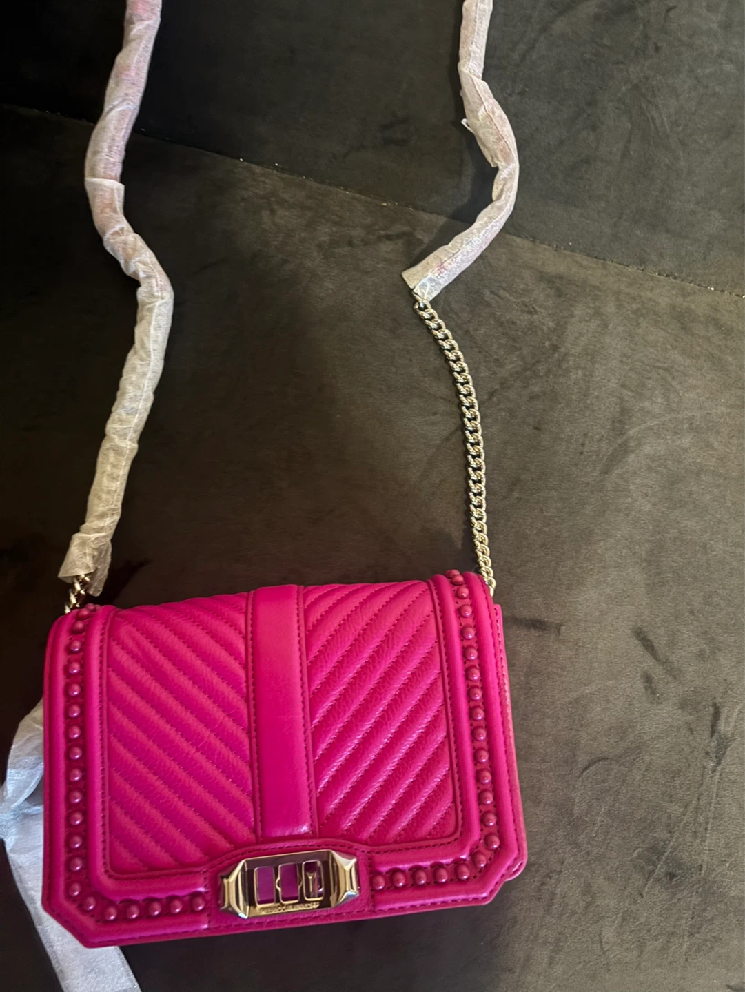 Rebecca Minkoff Pink Quilted Leather Shoulder Bag - photo 2