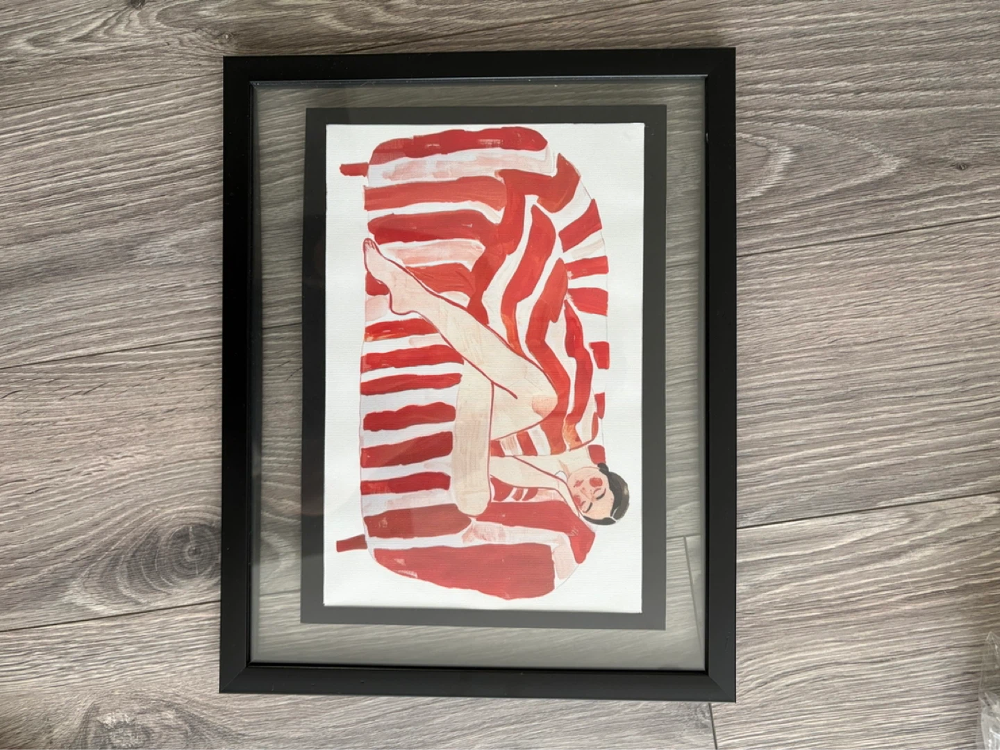 Framed Abstract Art Print - photo 2