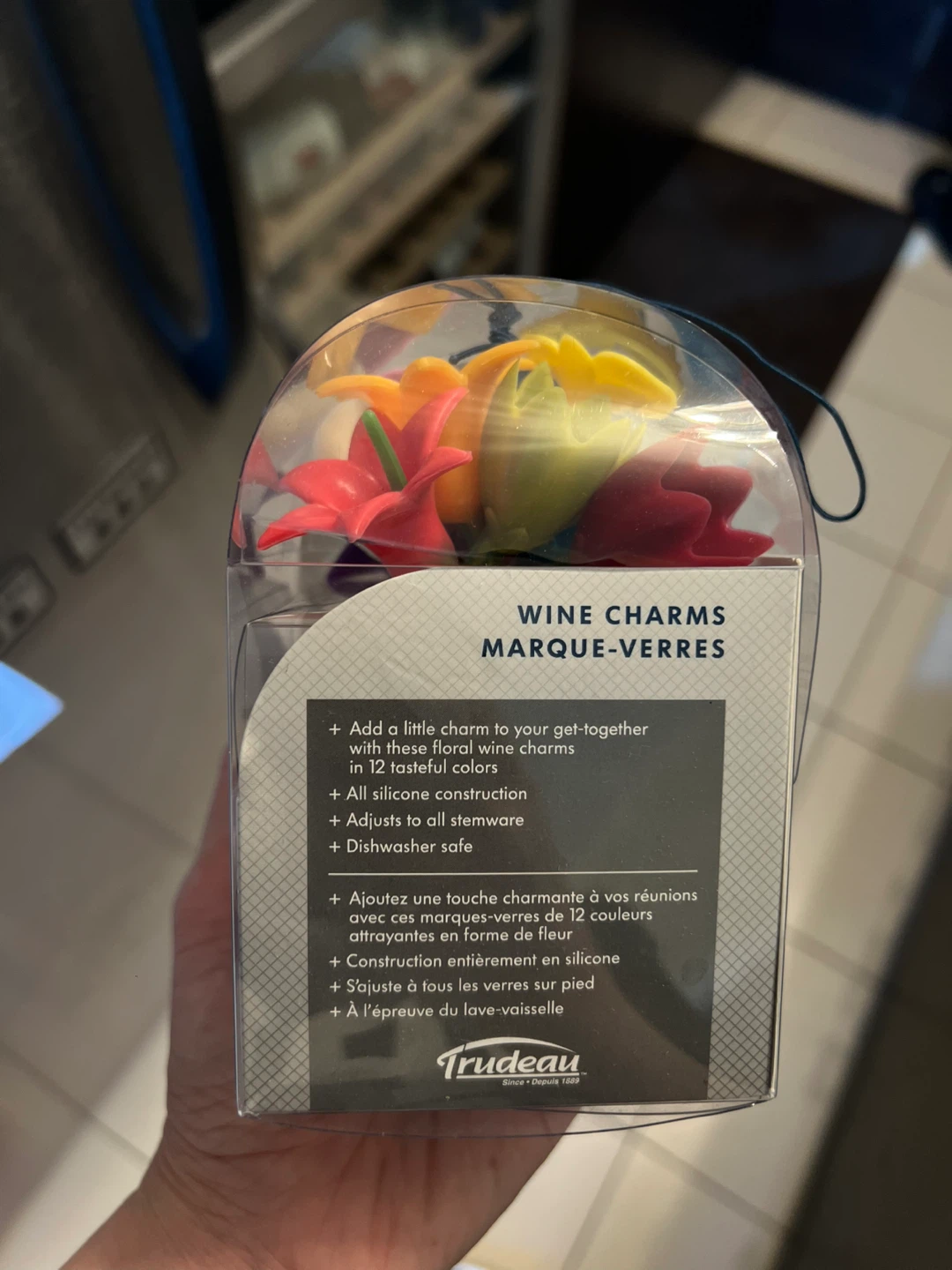 Trudeau 12 Floral Wine Charms - photo 4