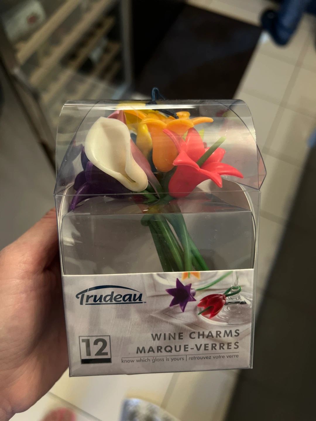 Trudeau 12 Floral Wine Charms - photo 2