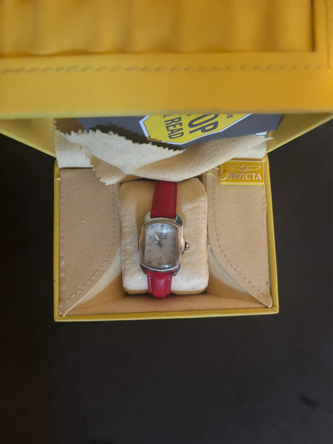 Invicta Women's Watch - Red Leather Band - photo 3