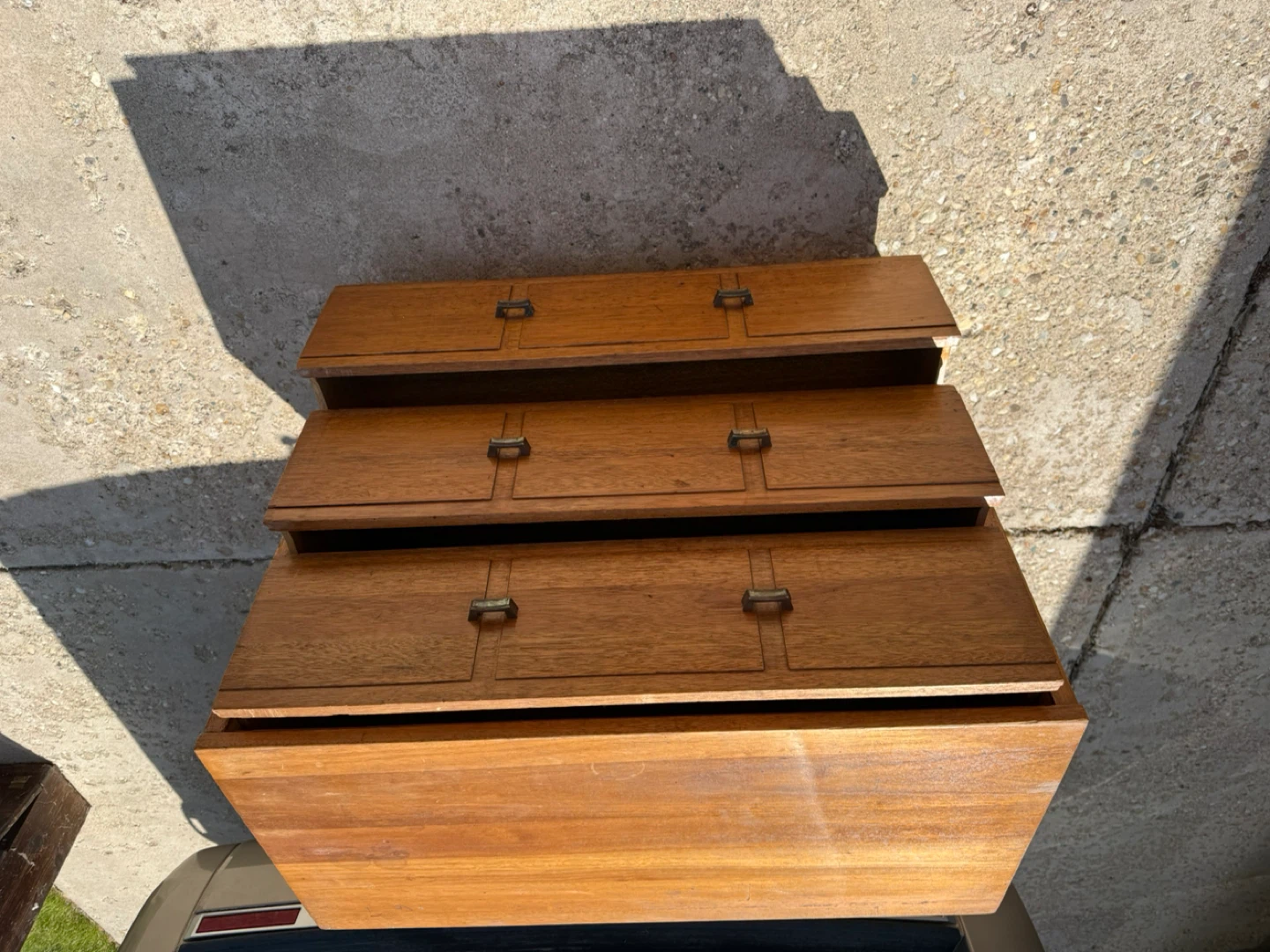 Vintage Wooden Dresser Chest - photo 4