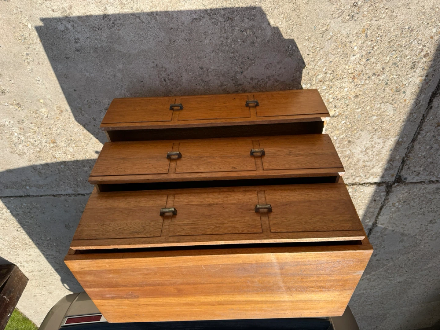 Vintage Wooden Dresser Chest - photo 3