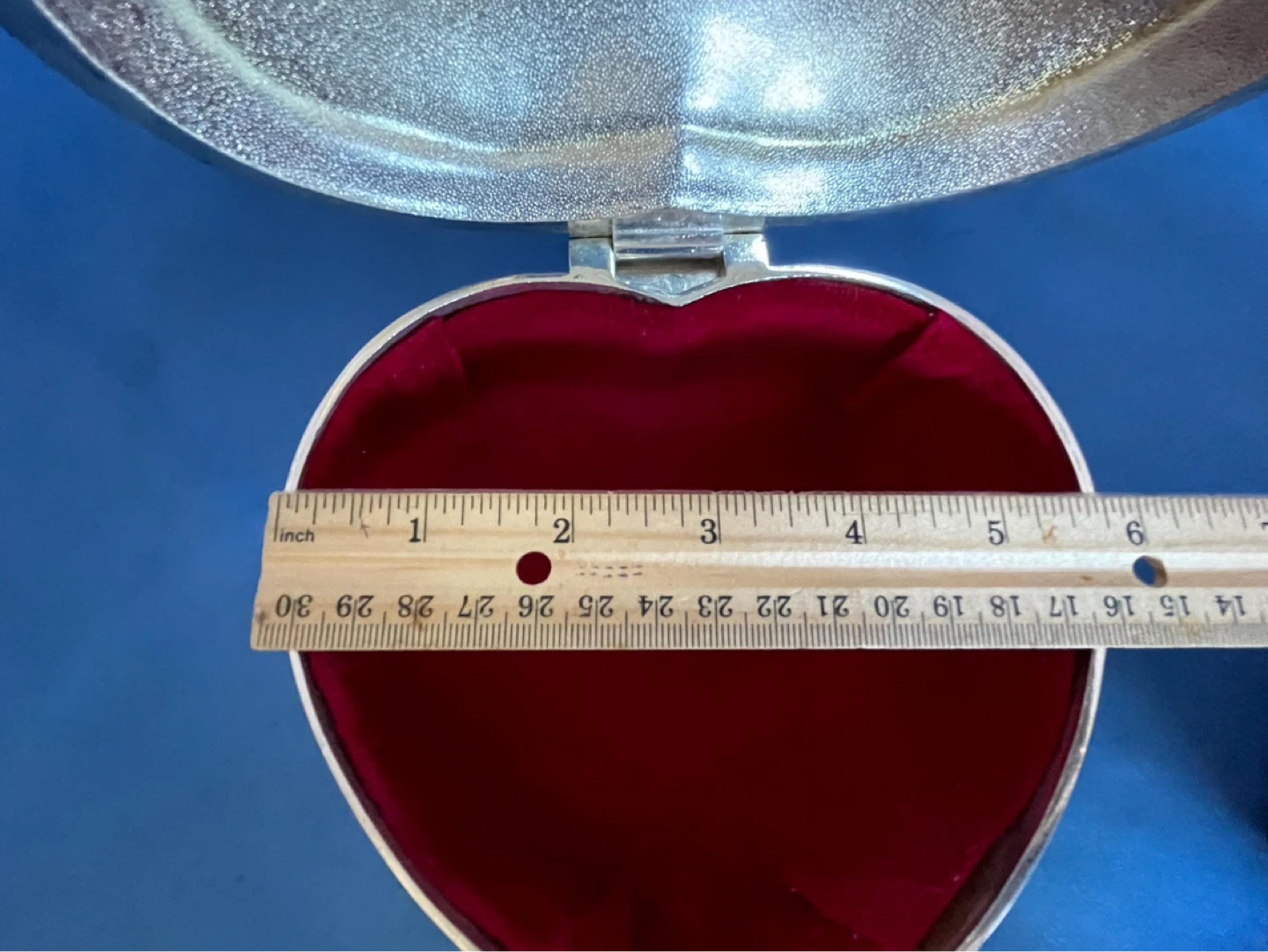 Godinger Heart shaped Silverplate Jewelry Trinket Box - photo 2