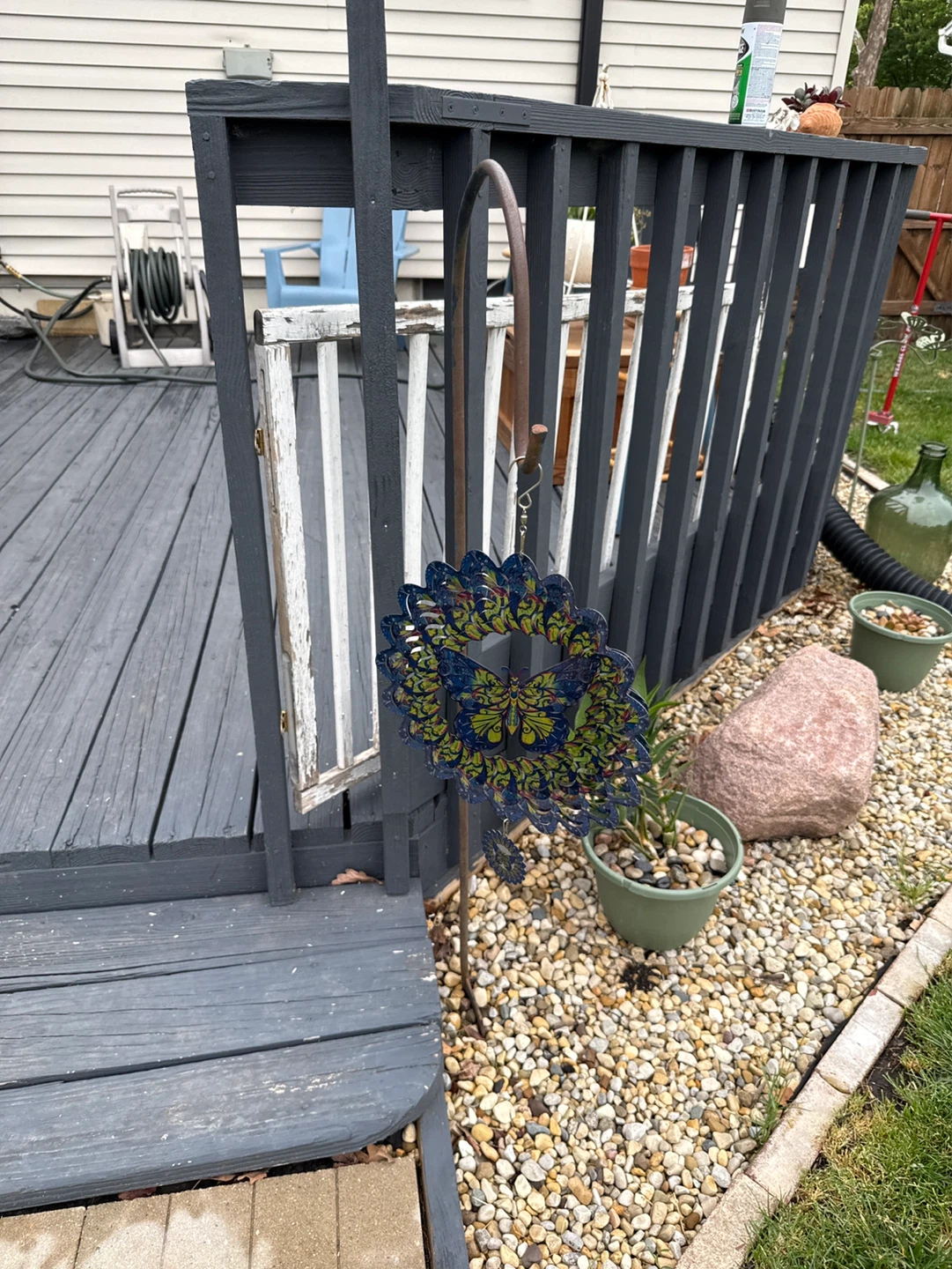 Butterfly Metal Wind Spinner - photo 2
