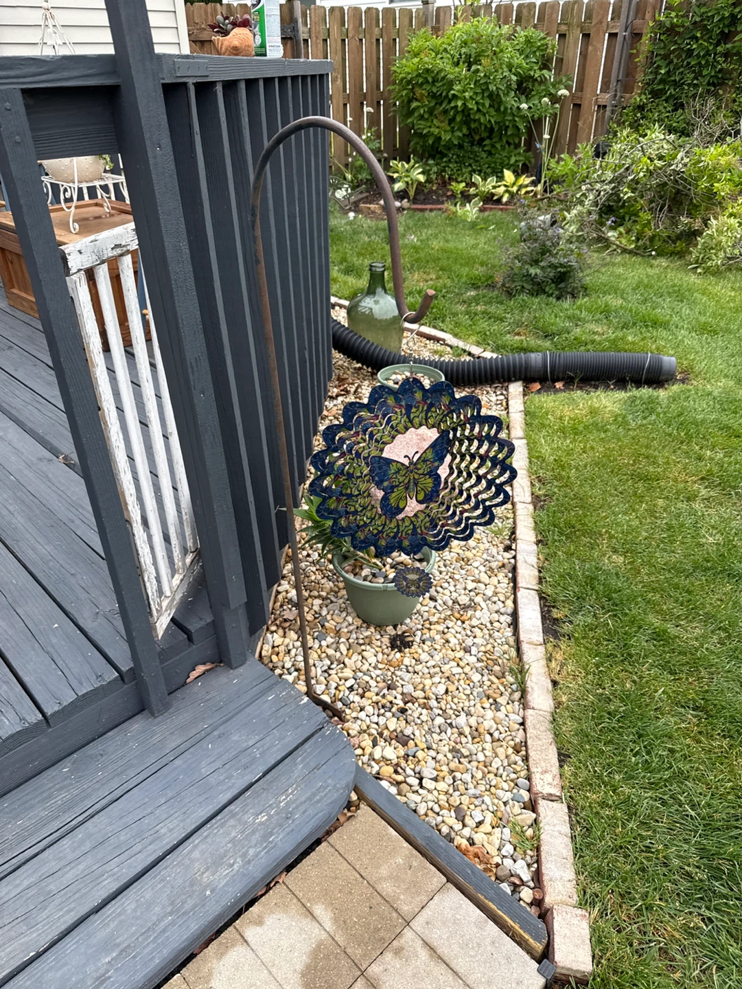 Butterfly Metal Wind Spinner - photo 3