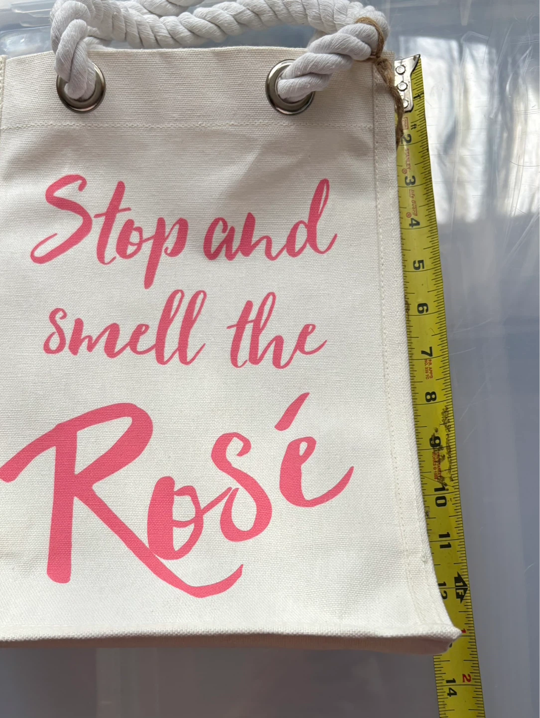 Reusable Wine Bag - Stop and Smell the Rosé