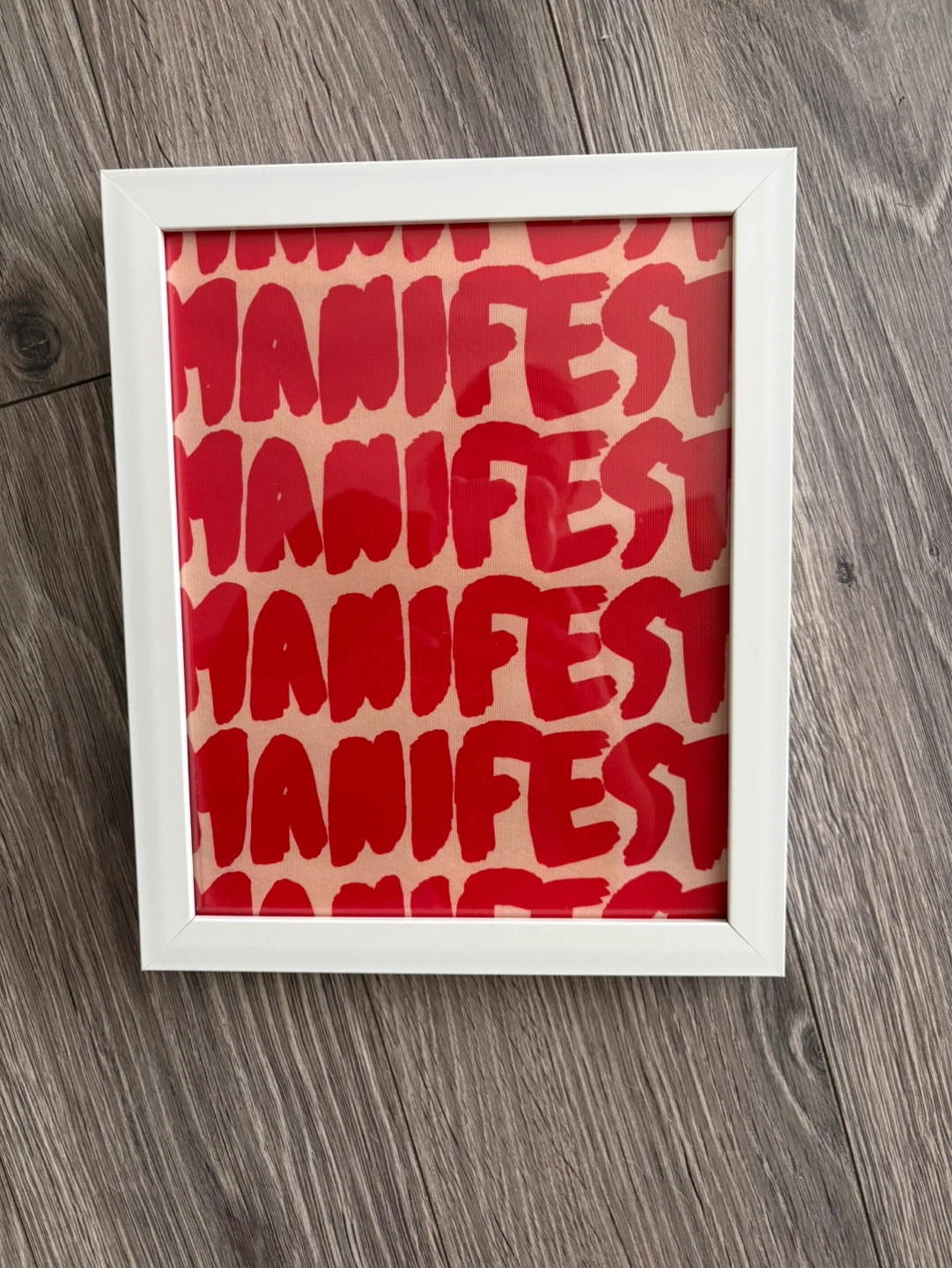 Framed "MANIFEST" Print