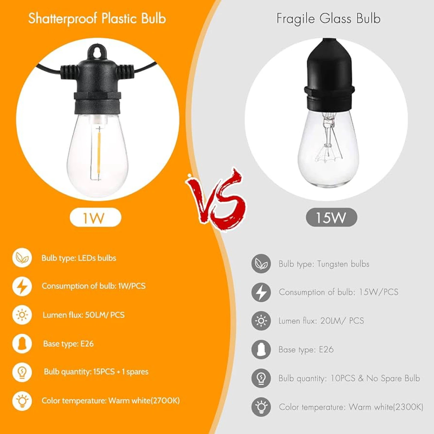 49FT 8 Modes LED String Lights with Remote - photo 3