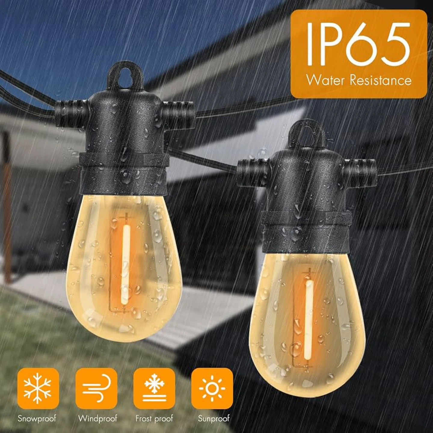 49FT 8 Modes LED String Lights with Remote - photo 2