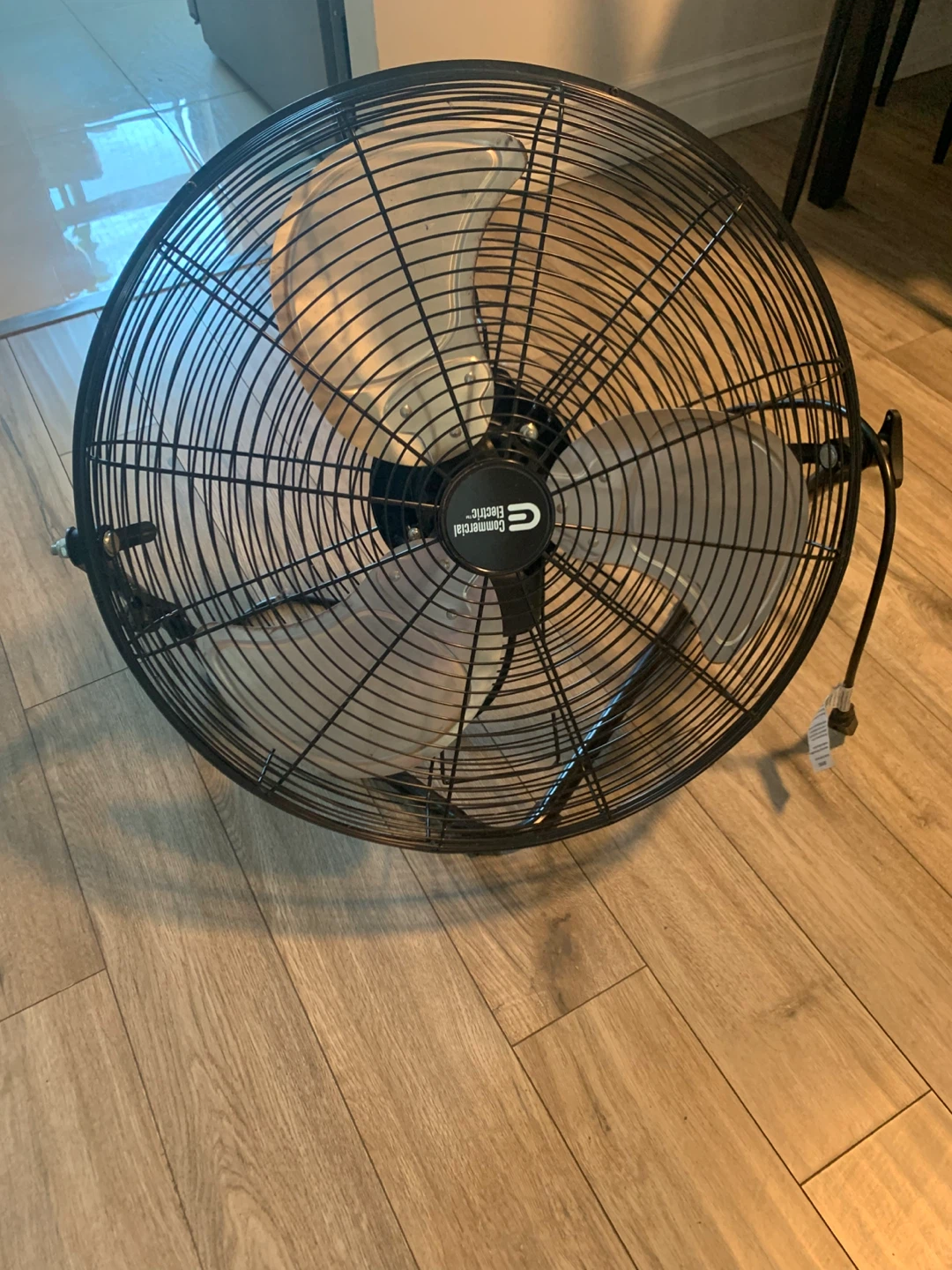 Commercial Electric 20" Black Floor Fan