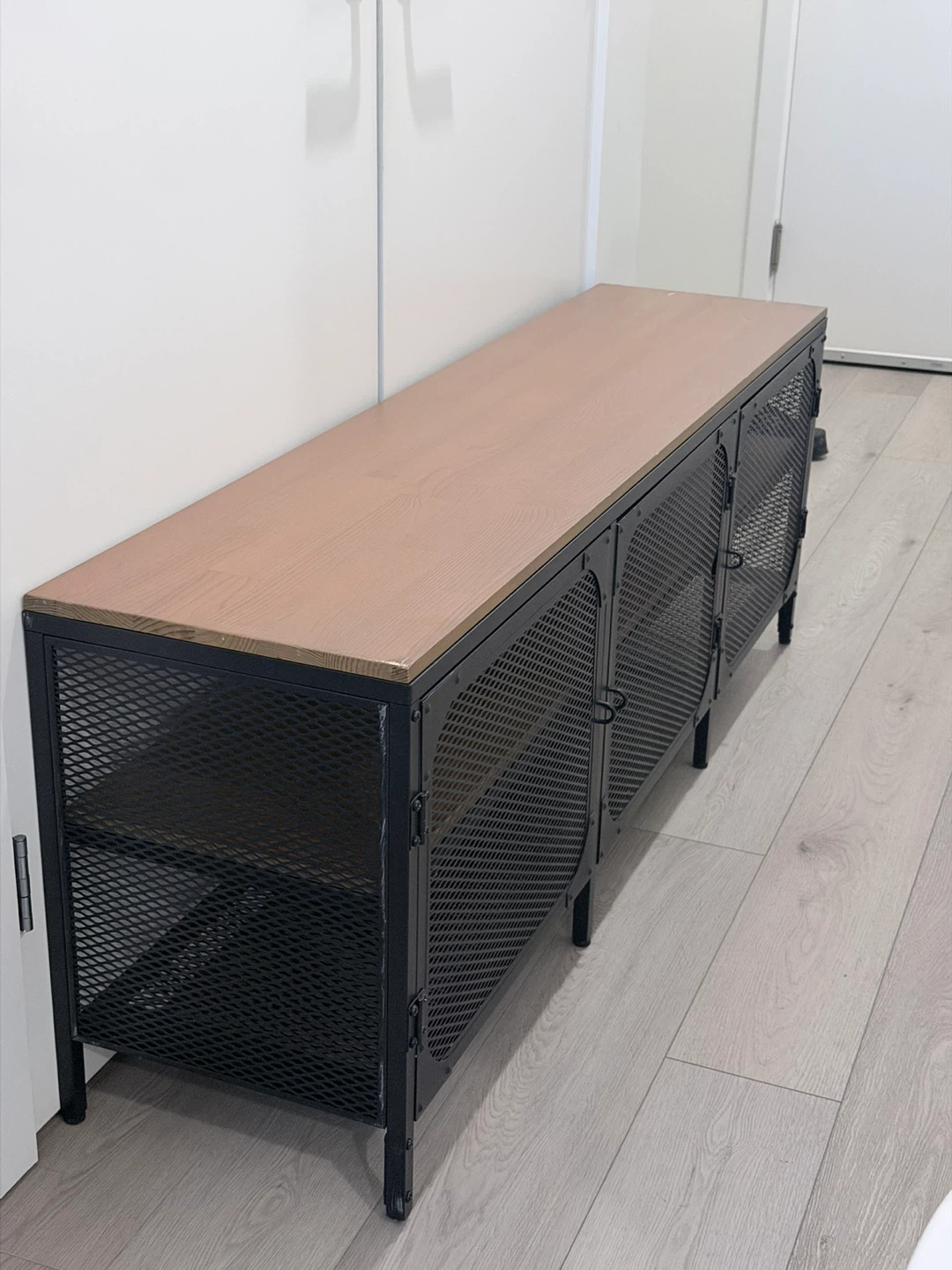 IKEA FJÄLLBO TV bench / media console — black - photo 3
