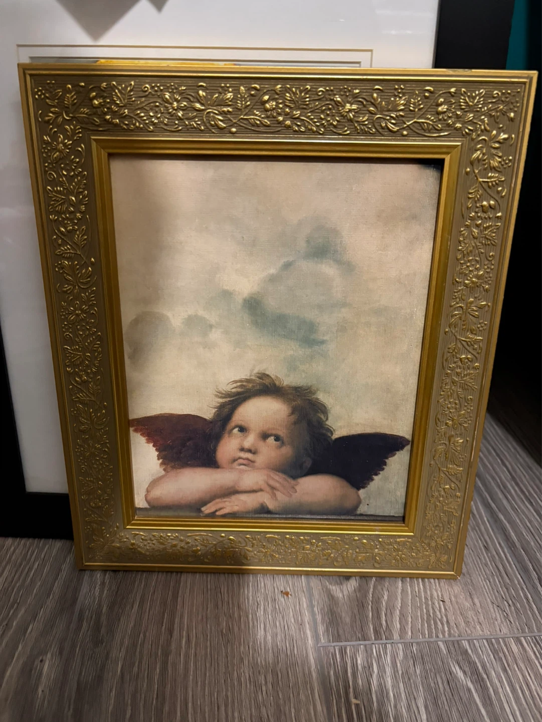 Framed Cherub Art Print