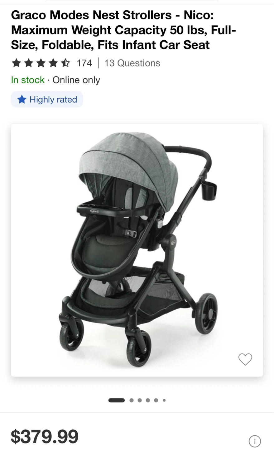 Graco Modes Nest Stroller - Nico
