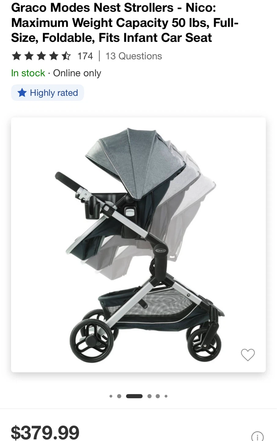 Graco Modes Nest Stroller - Nico - photo 2