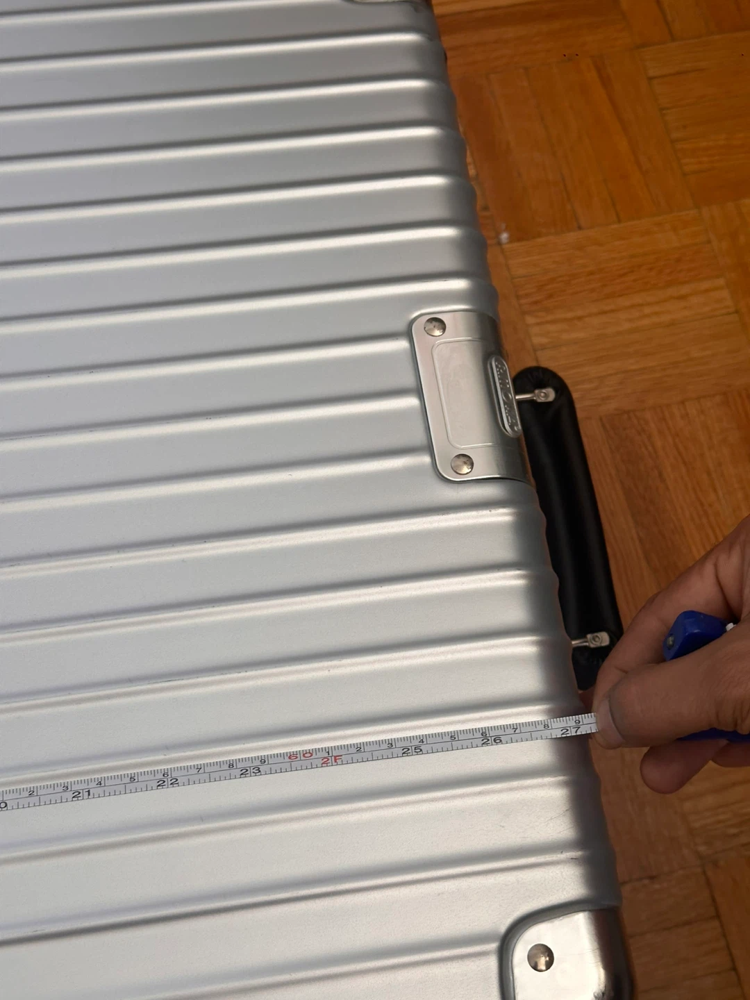 Silver Aluminum Suitcase - photo 5