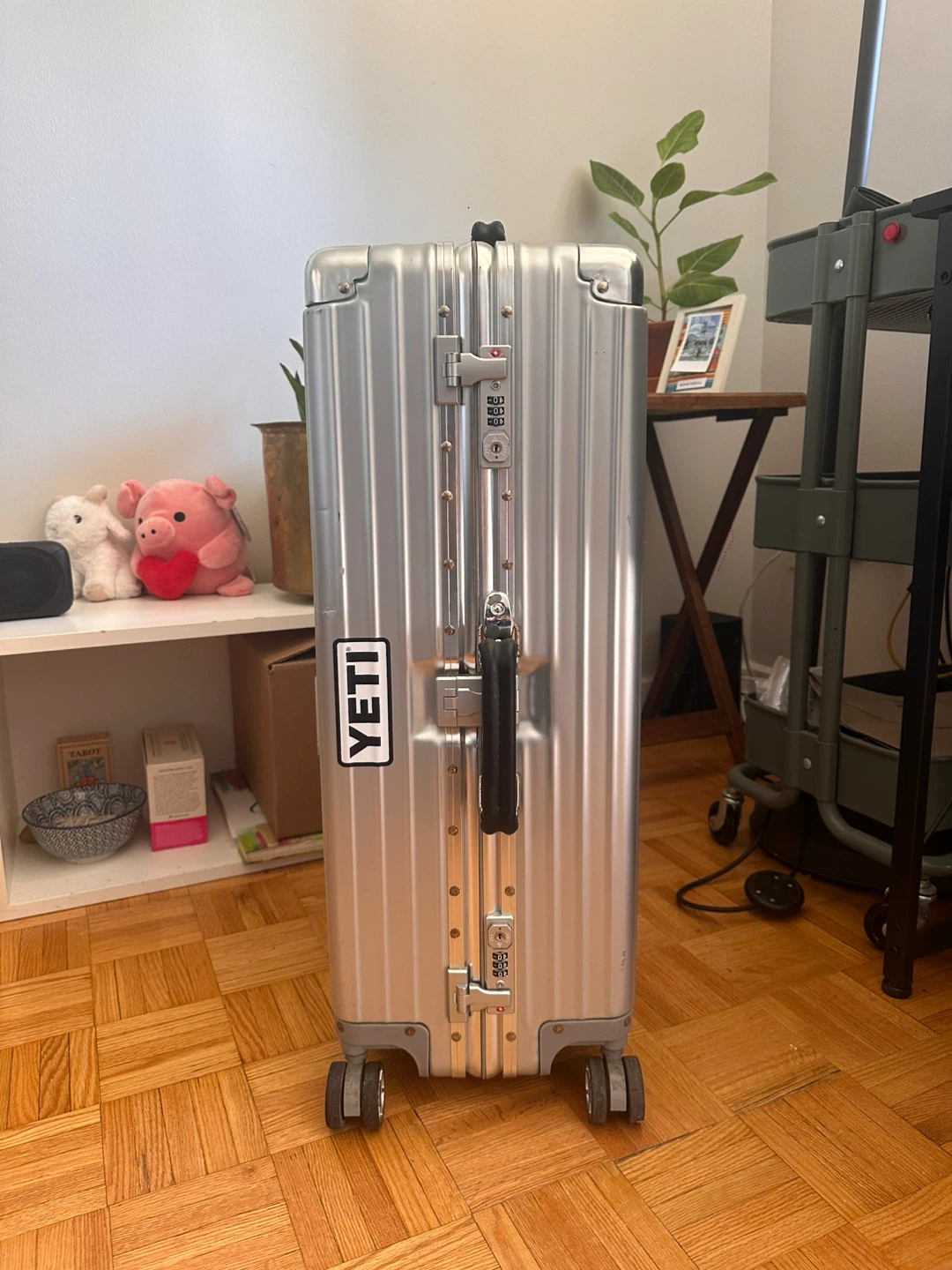 Silver Aluminum Suitcase - photo 3