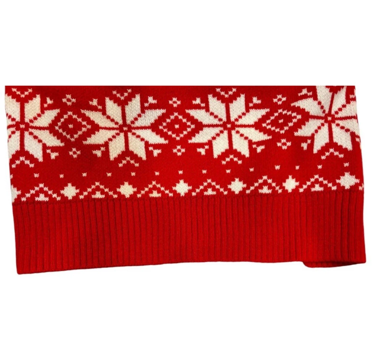 Dog Sweater Size LARGE Red Fall Winter Knit Pet Clothes NEW - photo 4