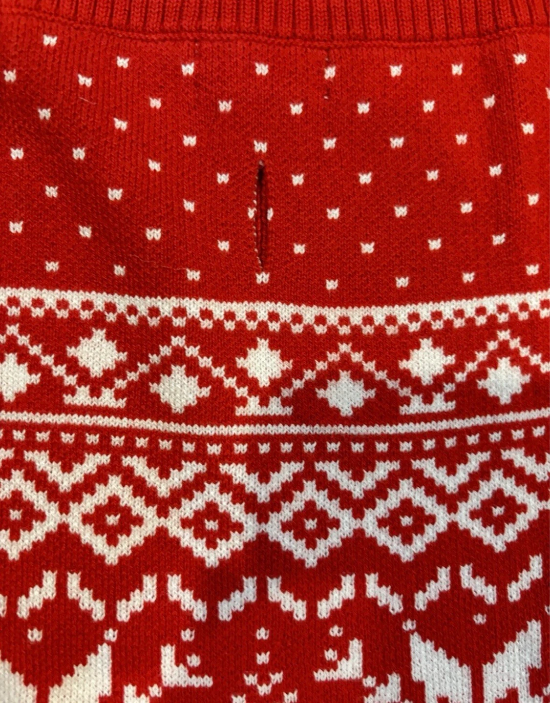 Dog Sweater Size LARGE Red Fall Winter Knit Pet Clothes NEW - photo 3