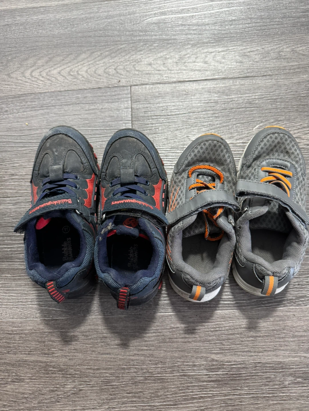 Kid's Shoes Bundle - Bubblegummers & Grey Sneakers