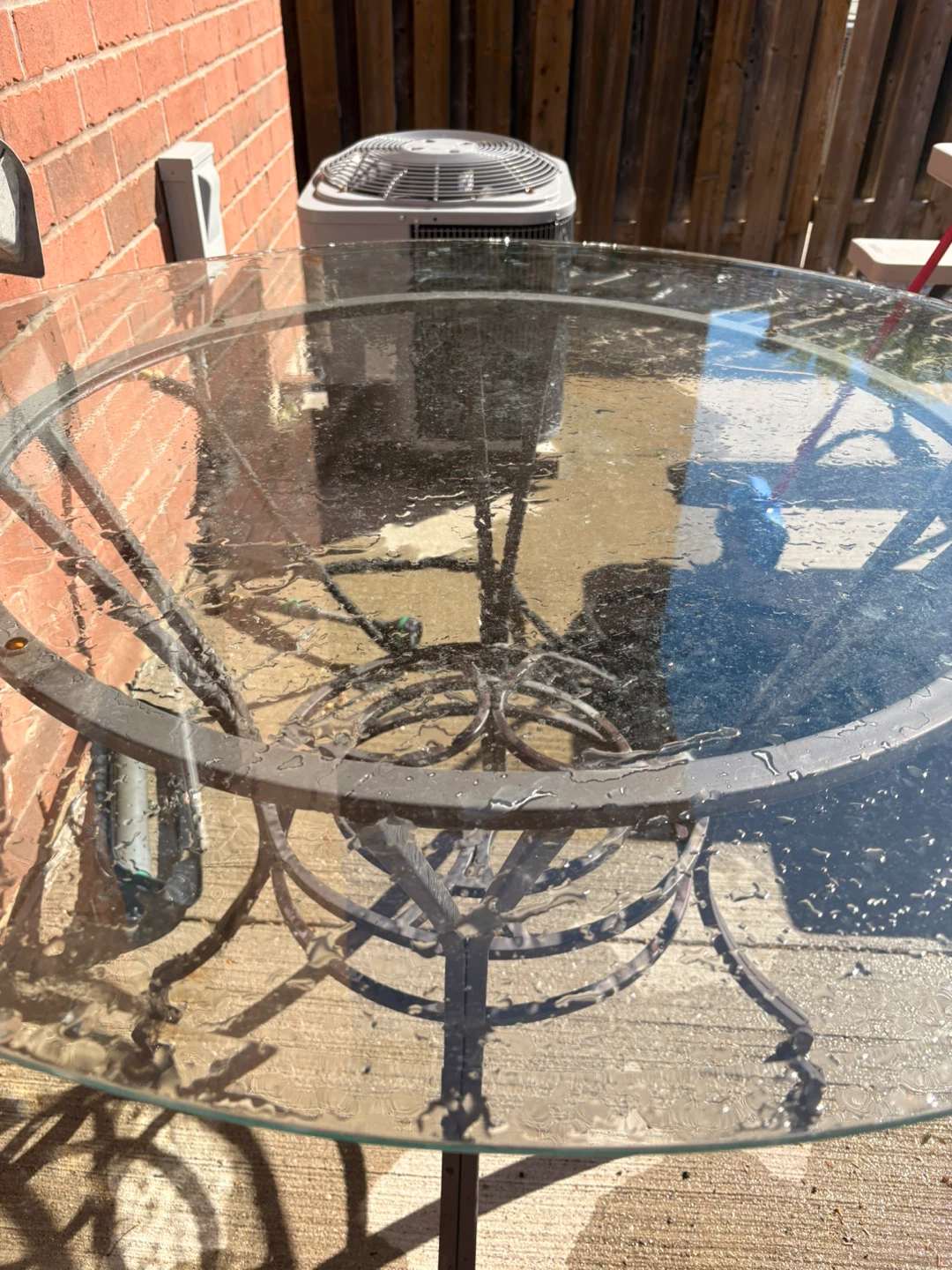 Glass table