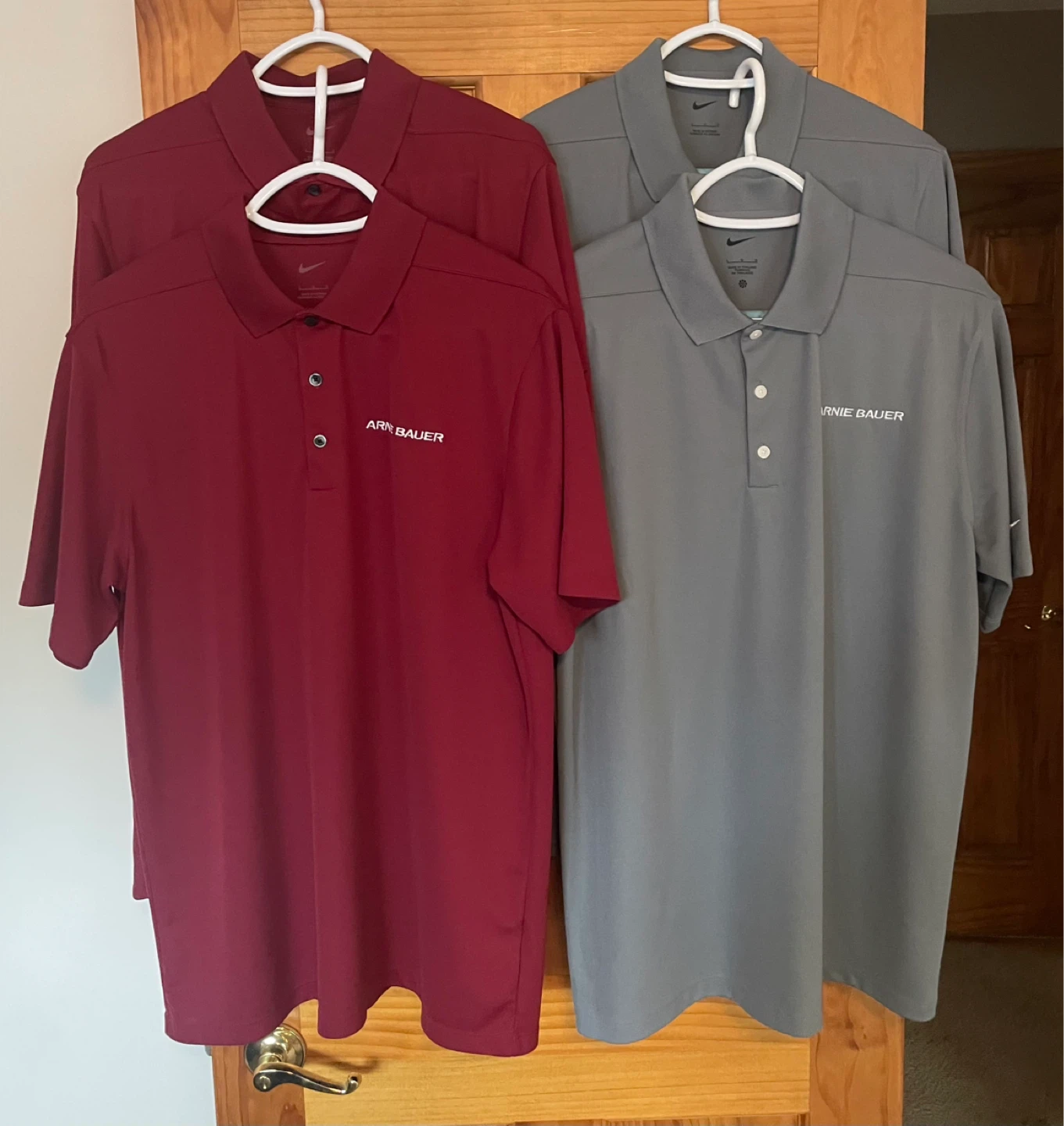 Nike Golf Polo Shirts (4), Men’s Size Large