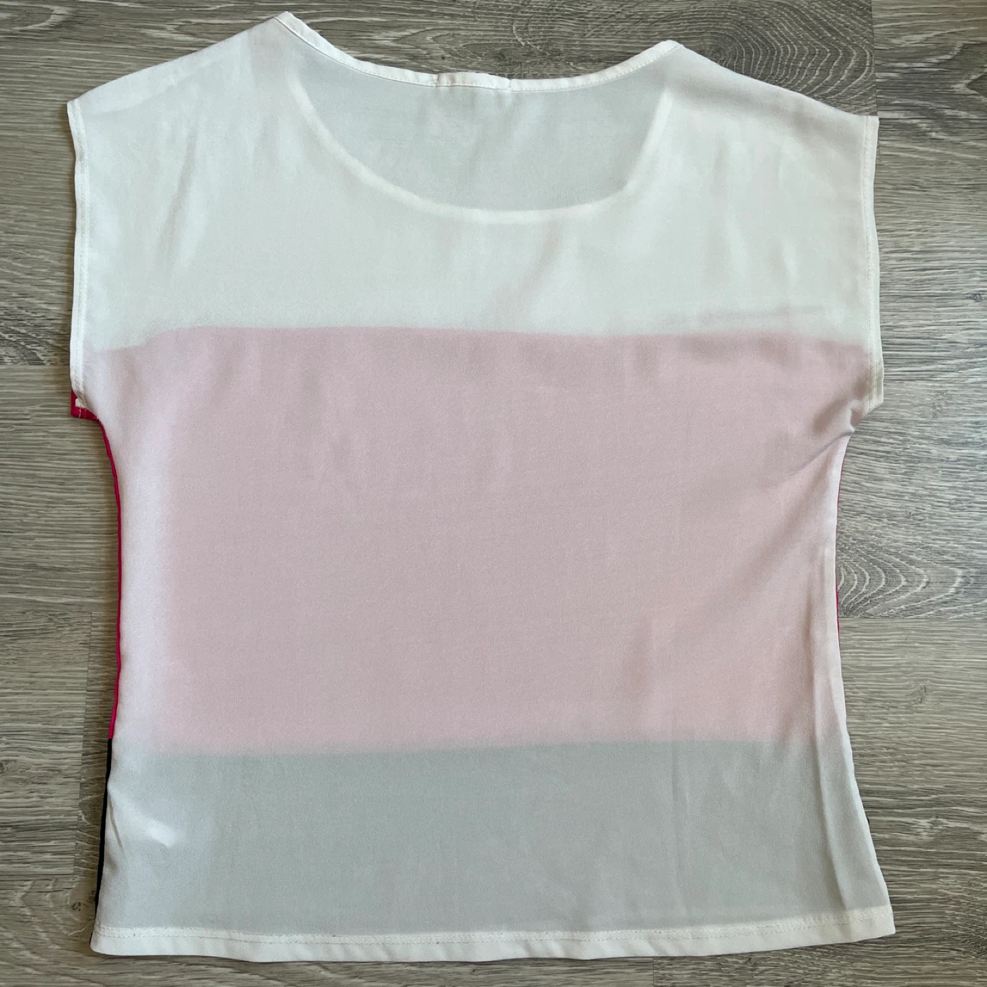 Tea & Rose Colour Block Top, Size S - photo 4