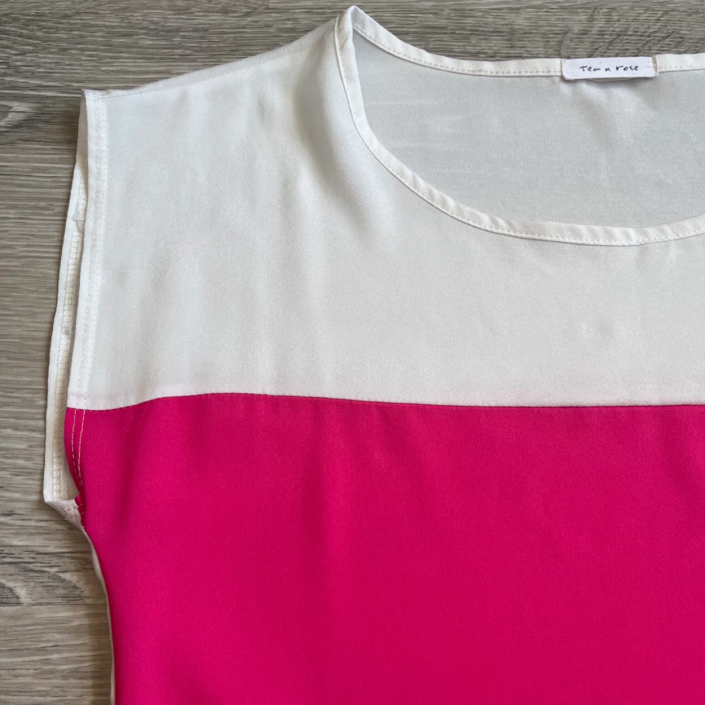 Tea & Rose Colour Block Top, Size S - photo 2