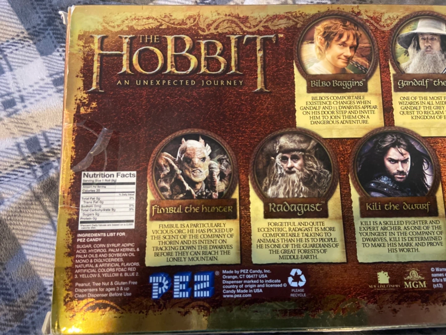 The Hobbit Pez Collectors Edition Box Set - photo 3