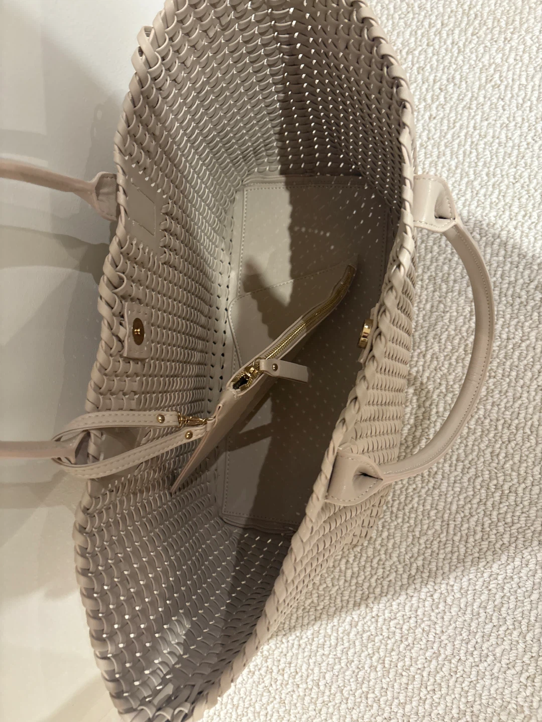 Woven Tote Bag with Pouch - photo 2