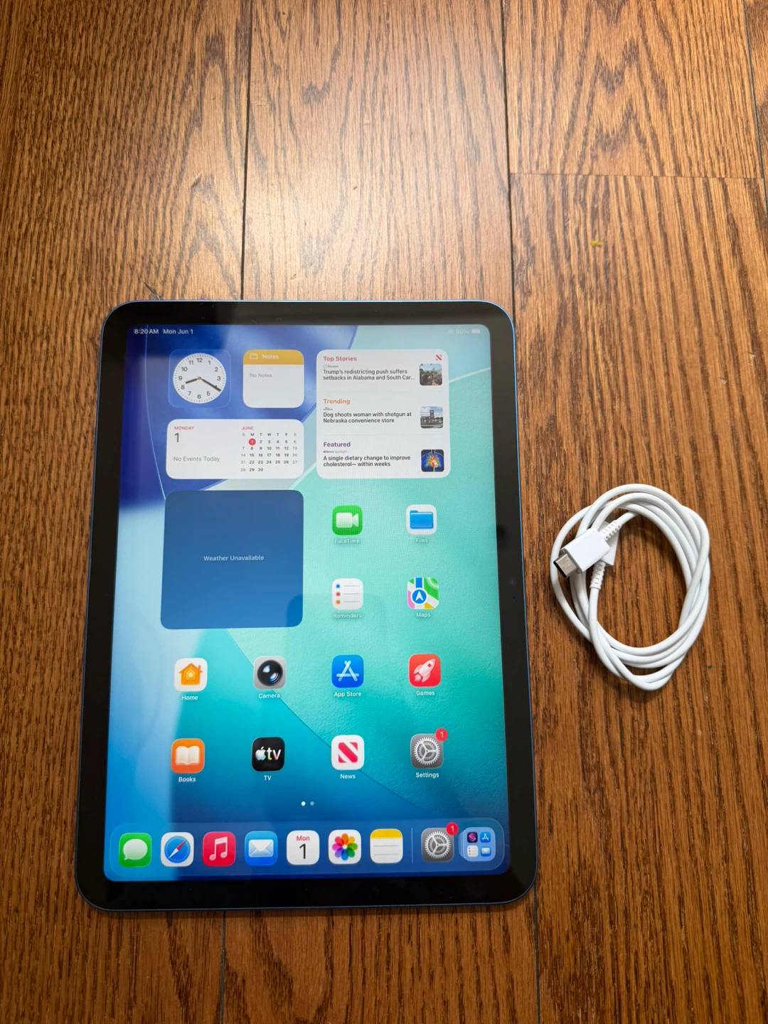 Apple iPad 10th Gen 64GB Blue 2022 Fully Functional
